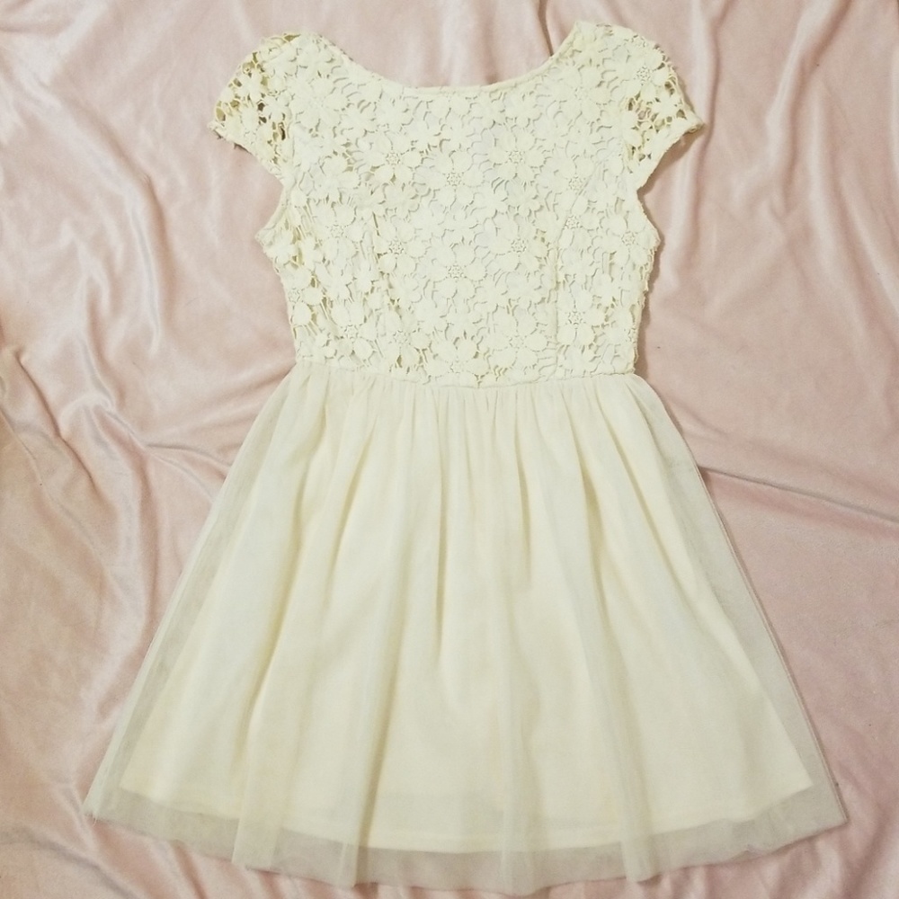 Ivory Tulle Dress